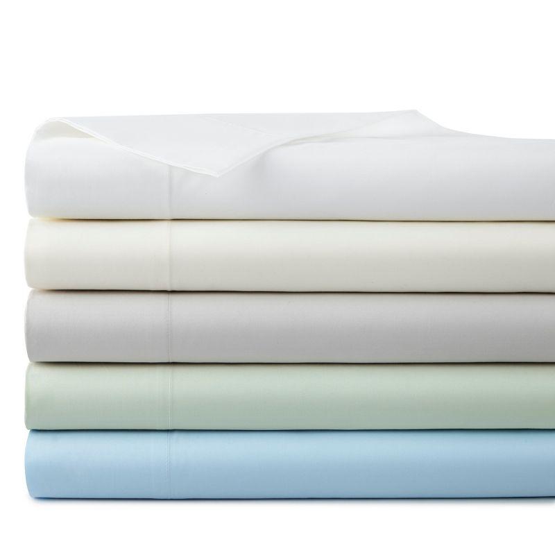 Twin Alabaster Cotton Percale Sheet Set