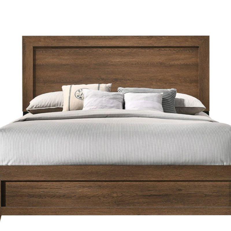 Acme Furniture King Miquell Bed Oak Finish