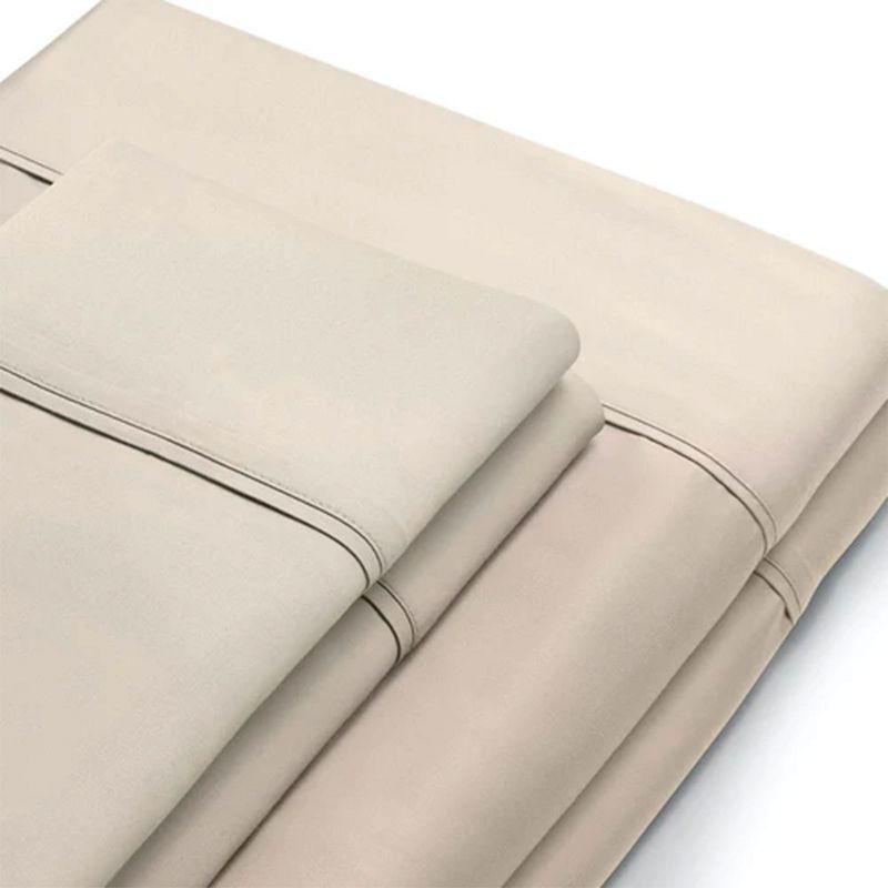 Sleepgram Viscose from Bamboo Bed Sheet Set w/2 Pillowcases