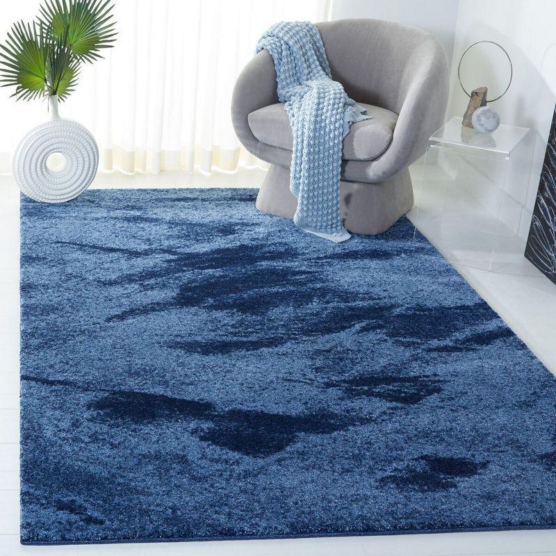 Retro RET2891 Power Loomed Indoor Area Rug - Light Blue/Blue - 5'3"x8' - Safavieh.