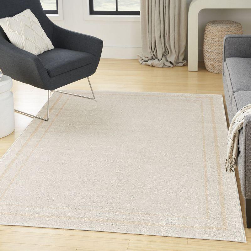 Nourison Essentials Bordered Indoor Outdoor Area Rug