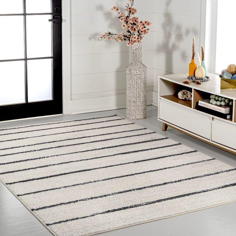 Williamsburg Minimalist Stripe Area Rug - JONATHAN Y