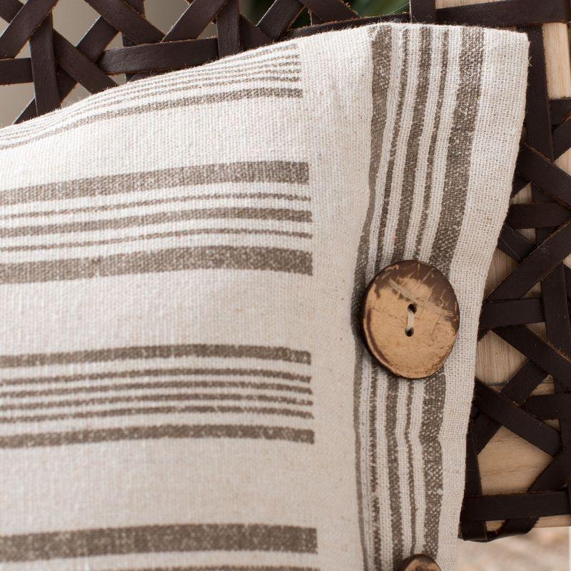 Buttons Throw Pillow