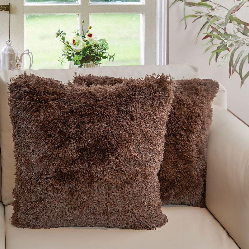 Faux Fur Throw Pillow