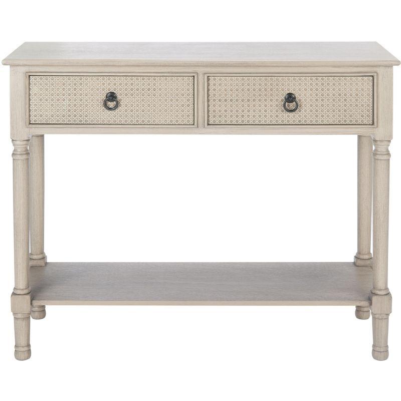 Haines 2 Drawer Console Table - CNS5727C - Beige - Safavieh