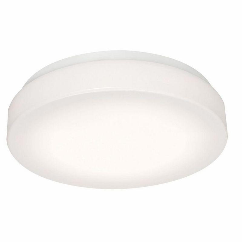 Cirrus White LED Drum Flush Mount Light