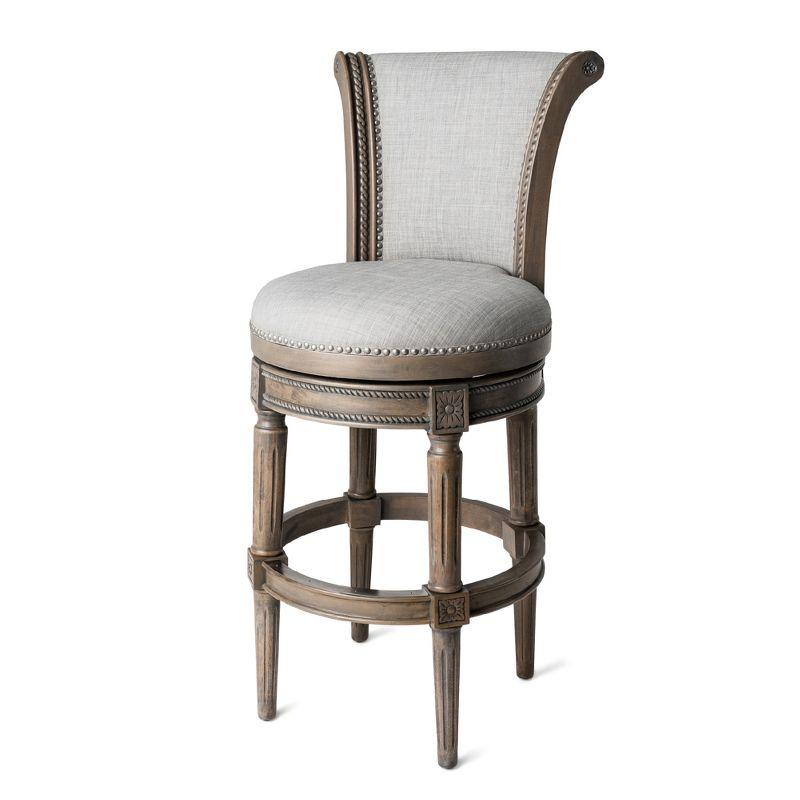 Maven Lane Pullman Counter Stool with Fabric Upholstery