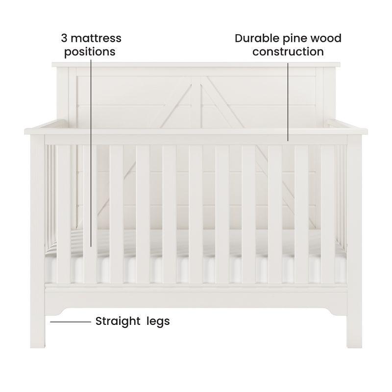 Woodland 4-in-1 Convertible Crib