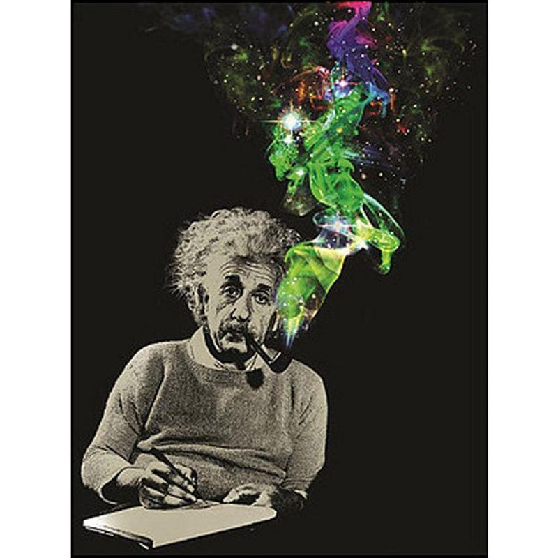 Einstein Smoke Galaxy Lightweight Fleece Throw Blanket