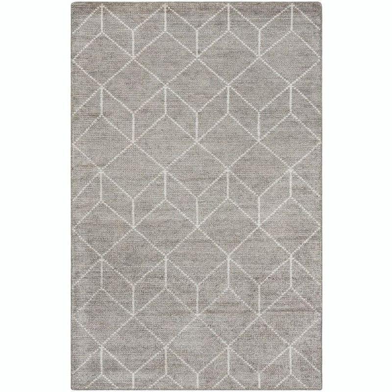 Stone Wash STW904 Hand Knotted Indoor Area Rug - Silver - 5'x8' - Safavieh.