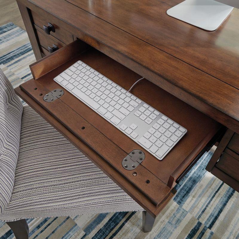 Tahoe Executive Writing Desk - Aged Maple - Home Styles: Mid-Century Modern, Hardwood Frame, Drawer Storage