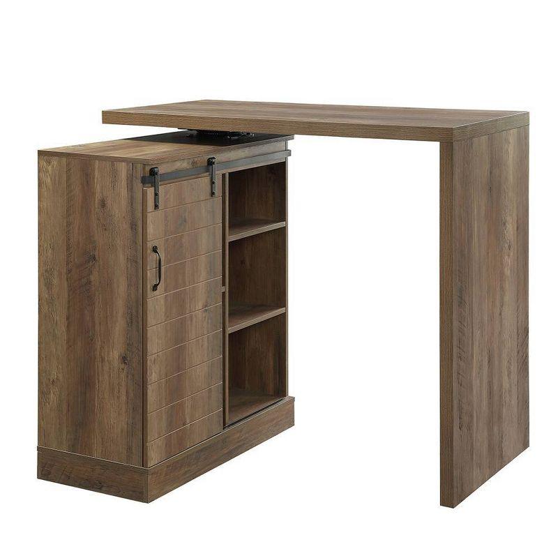 47" Quillon Console Table Rustic Oak Finish - Acme Furniture