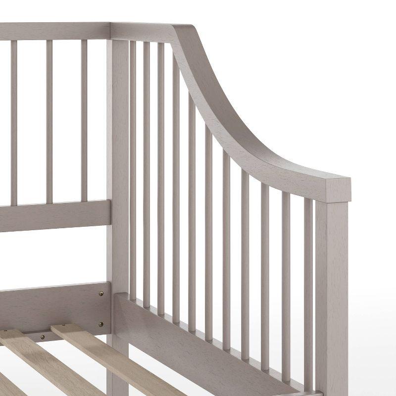 Martha Stewart Martha Stewart Neely Wooden Platform Daybed With Spindles And Wood Slat Foundation