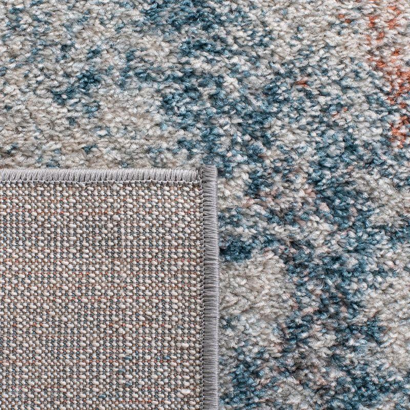 Tulum TUL209 Power Loomed Area Rug - Light Blue/Ivory - 3'x3' - Safavieh.