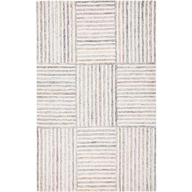 Metro MET858 Hand Tufted Area Rug - Red/Ivory - 8'x10' - Safavieh.