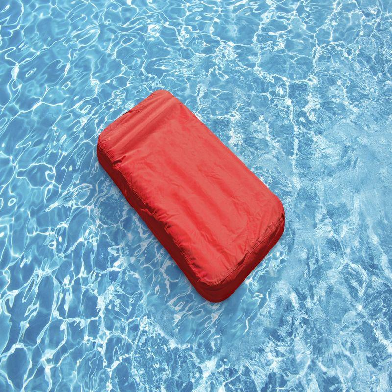 Swimline 72" SunSoft Inflatable 1-Person Swimming Pool 225 Mattress Lounger Float - Red