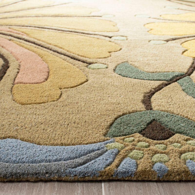 Armstrong Handmade Tufted Wool Golden Olive Area Rug