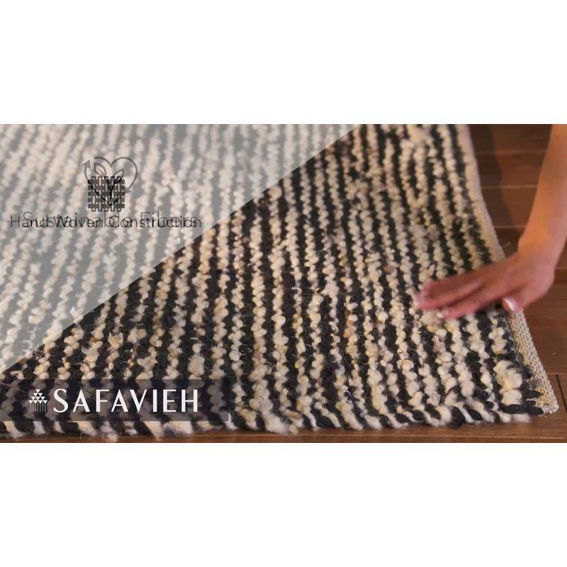 Natura NAT350 Flat Weave Indoor Area Rug - Ivory/Gold - 8'x10' - Safavieh