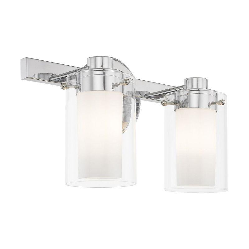 Livex Lighting Manhattan 2 - Light Vanity in  Polished Chrome