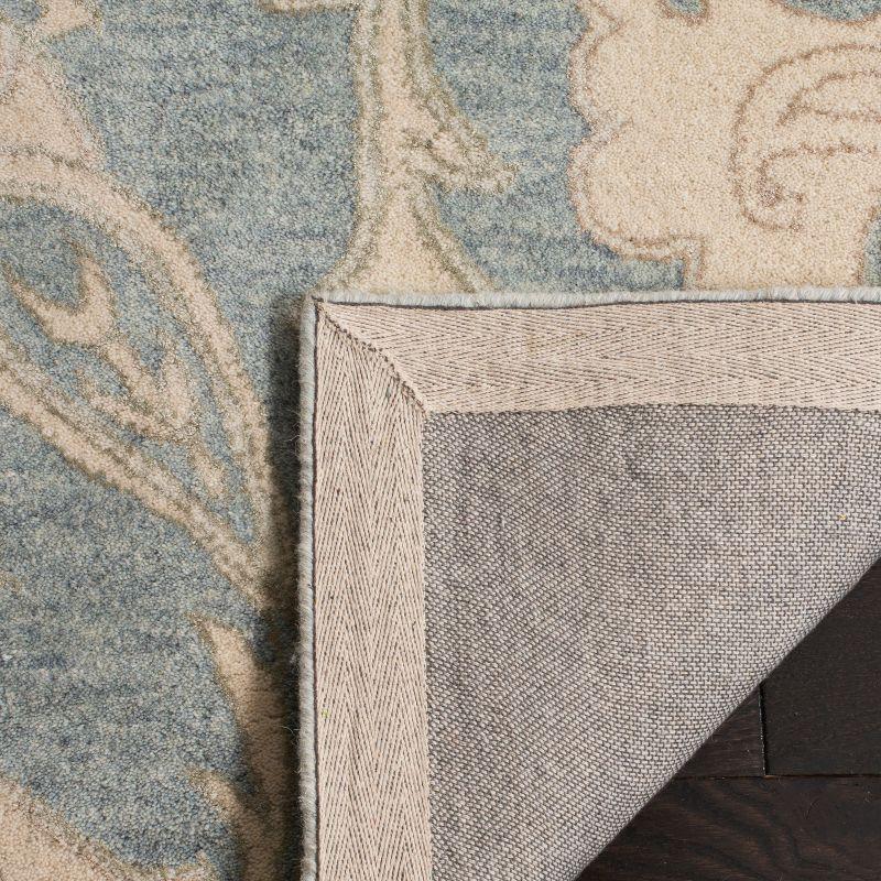 Roslyn ROS901 Hand Tufted Indoor Area Rug - 5'x8' - Light Blue/Ivory - Safavieh