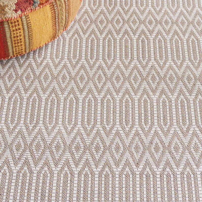 Martha Stewart Rugs Martha Stewart 405 100% Cotton Geometric Rug