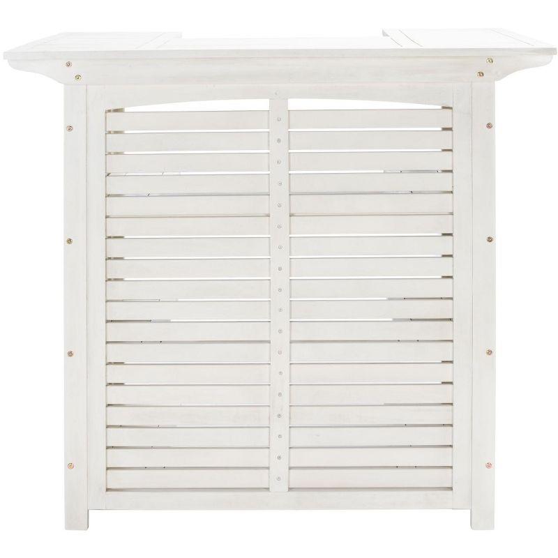 Monterey Patio Outdoor Bar Table - White - Safavieh