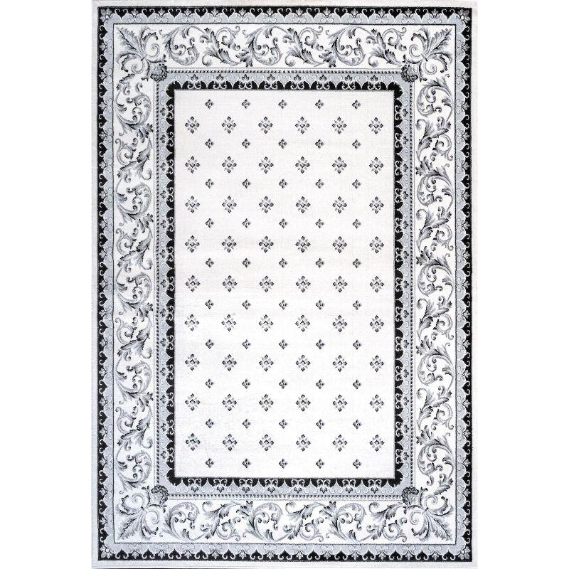 Acanthus French Border Area Rug - JONATHAN Y