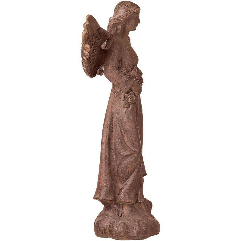 Kensington Hill Large Tall English Tudor Angel Garden Statue Sculpture Holy Decor Outdoor Garden Front Porch Patio Yard Outside Home 41 1/2" High