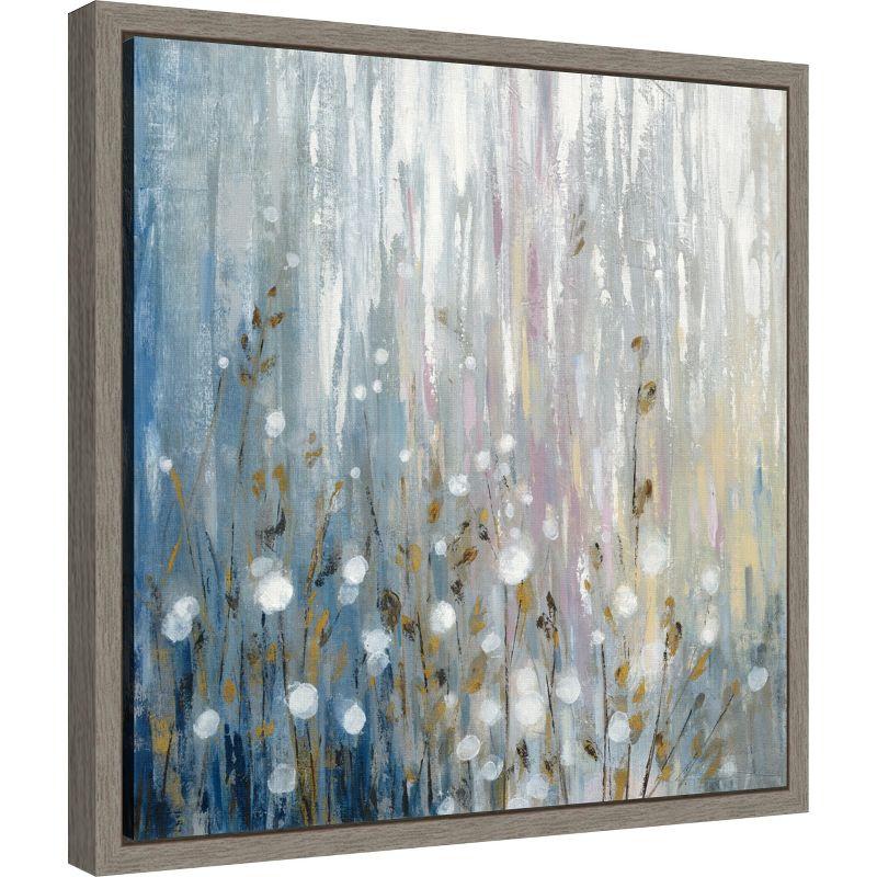 Amanti Art January Branches by Silvia Vassileva Canvas Wall Art Print Framed 16 x 16-in.