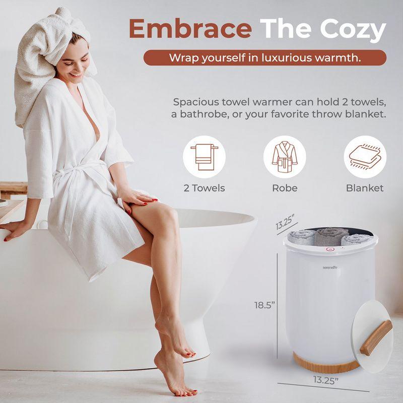 SereneLife Single Touch Electric Towel Warmer