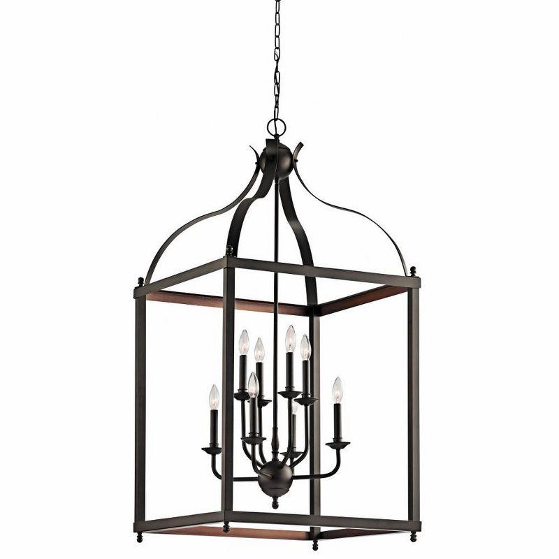 Larkin 47.75" 8 Light Pendant in Brushed Nickel