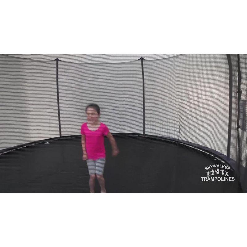 Skywalker Trampolines Skywalker Trampolines 15Ft Round Trampoline With Enclosure  Blue