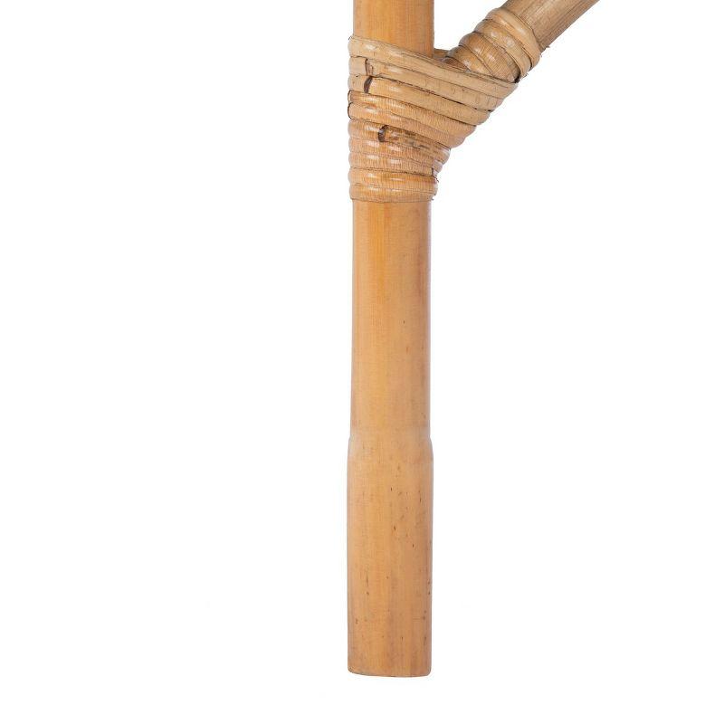 Nancy Rattan Accent Chair W/ Cushion - ACH6518 - White/Natural - Safavieh