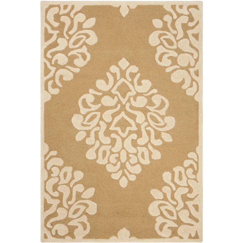 Floret Martha Stewart Hand Tufted Wool Damask Rug
