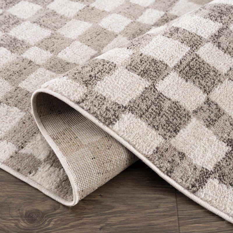 Hauteloom Rectangle Area Rug   Cream