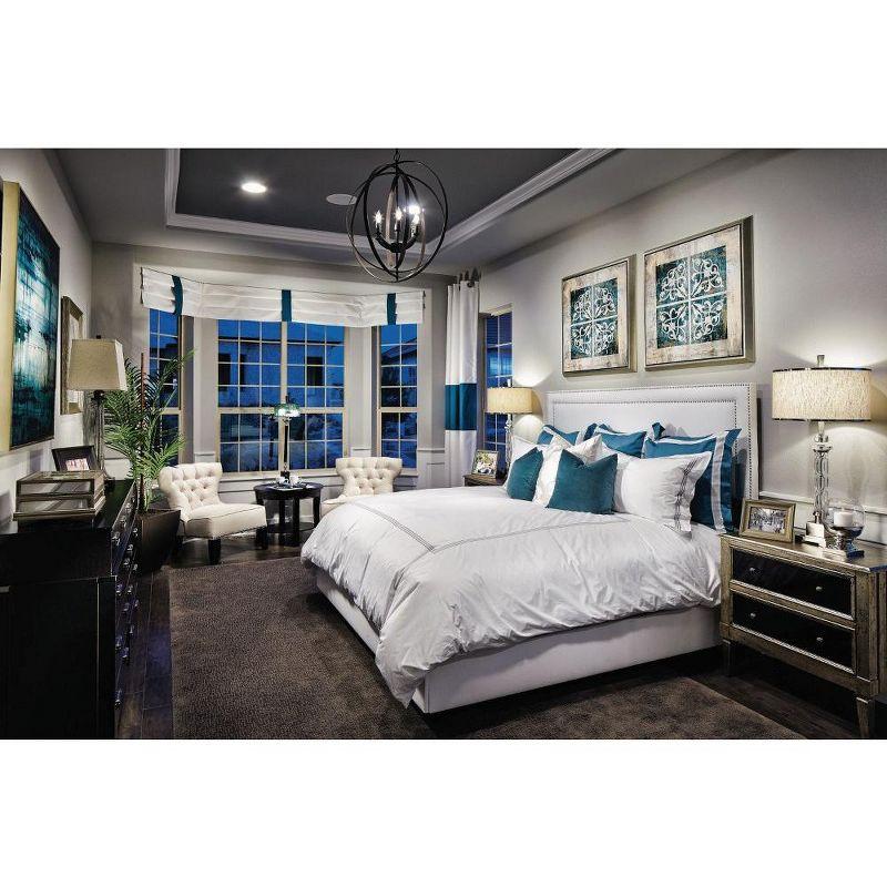 Progress Lighting Equinox 5-Light Chandelier Pendant, Steel, Polished Nickel, No Shade