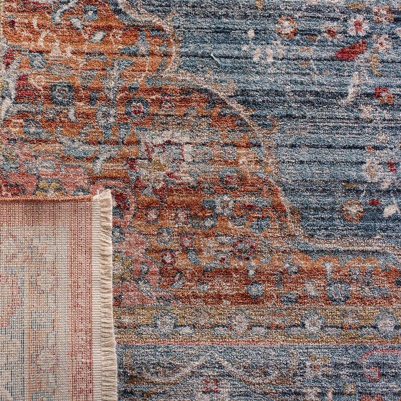 Kenitra KRA676 Power Loomed Area Rug - Blue/Red - 8'x10' - Safavieh.