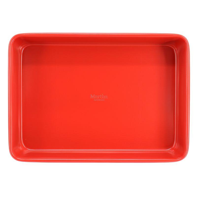 Martha Stewart 3 Piece Carbon Steel Bakeware Set in Red and Plaid