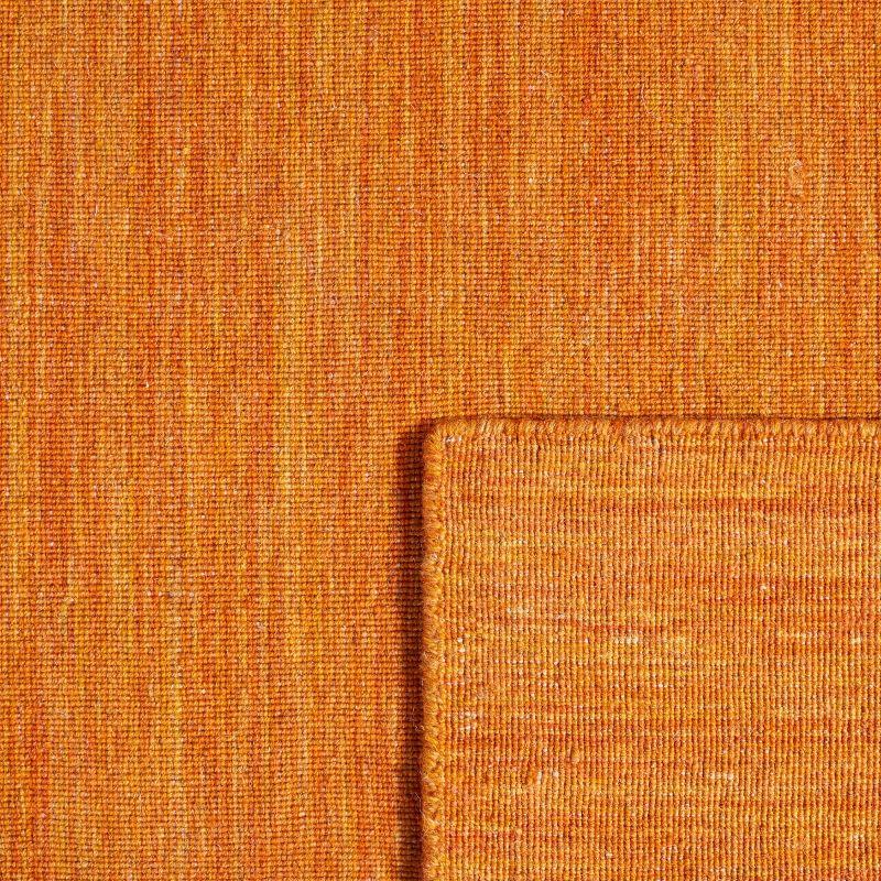 Kilim KLM850 Hand Loomed Area Rug - Orange - 6'x6' - Safavieh
