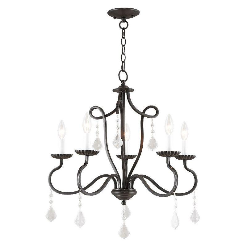 Livex Lighting Callisto 5 - Light Chandelier in  English Bronze