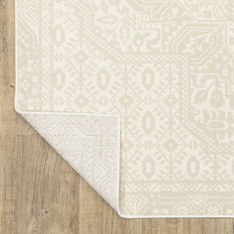 Oriental Weavers Raylan RAY09 Ivory/Beige Indoor Area Rug - 3'3" x 5'