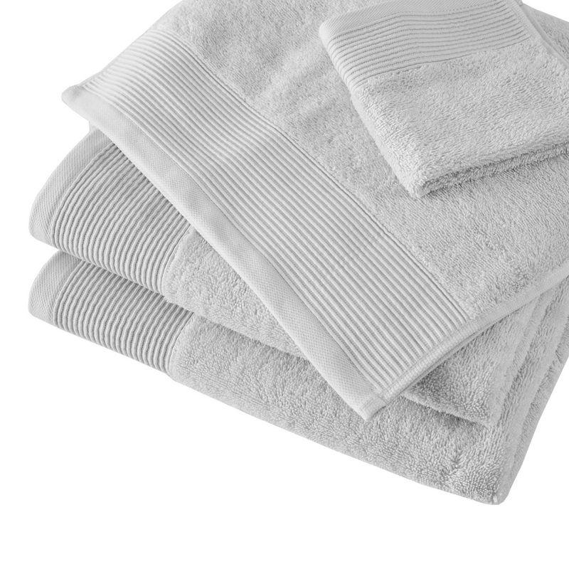 Nuage Silver Infused Cotton Tencel Blend 6-Piece Towel Set