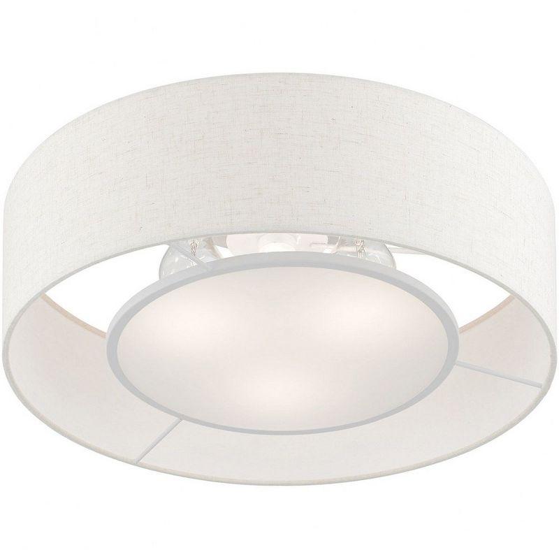 Livex Lighting Ellsworth 3 - Light Semi-Flush Mount in  English Bronze