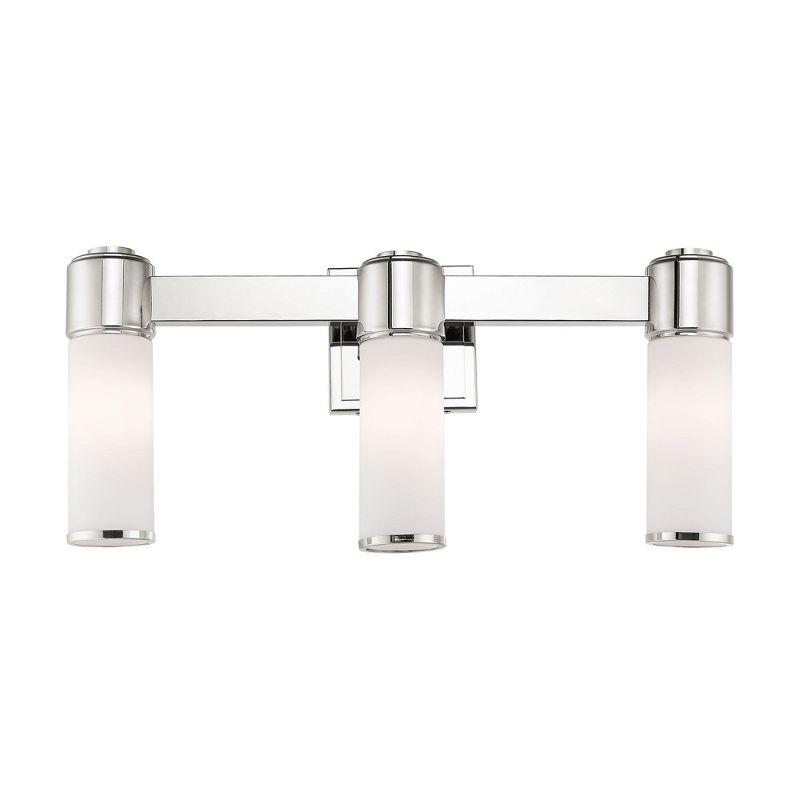 Livex Lighting Weston 3 - Light Vanity in  Polished Nickel