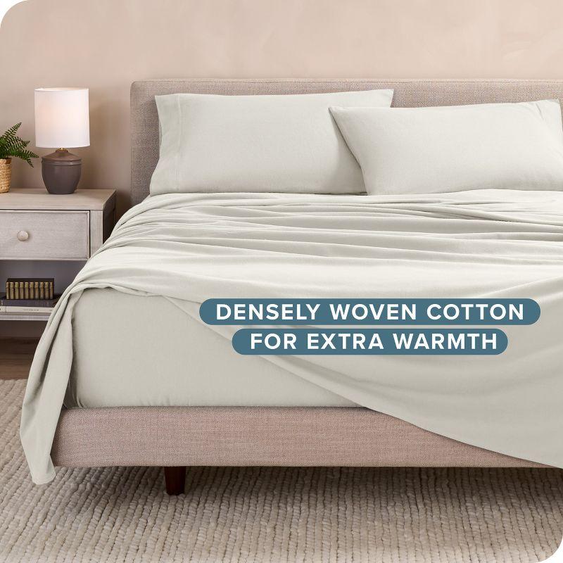 Bare Home Flannel Machine Woven Sheet Set