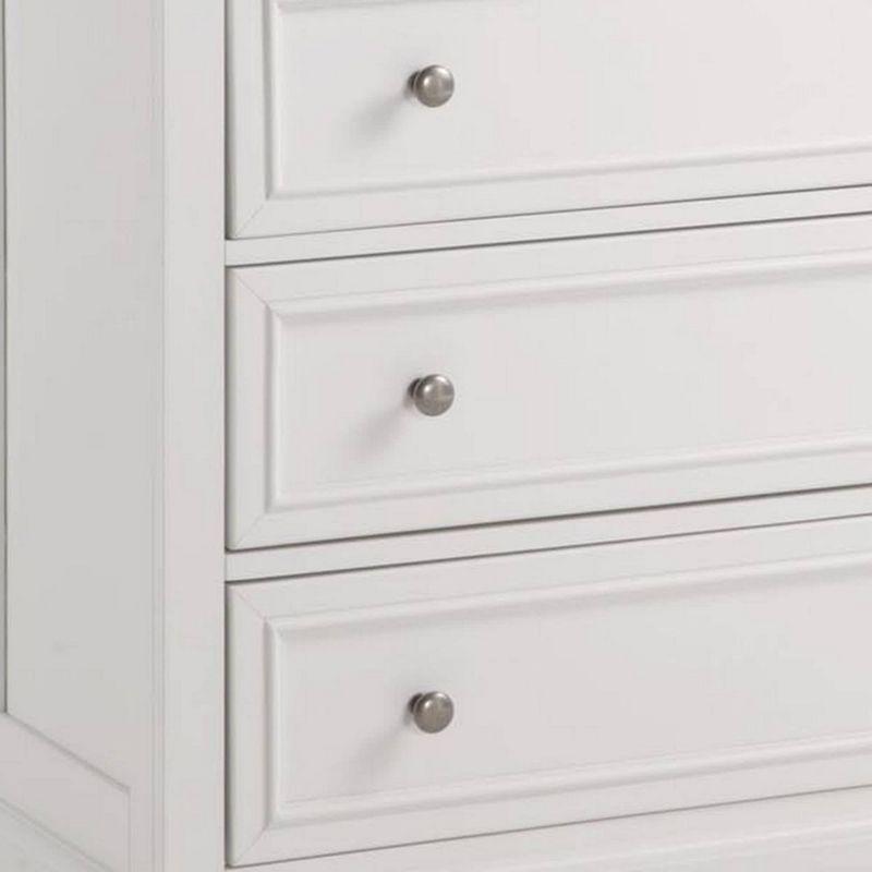 Naples Chest Off White - Homestyles: Bedroom Storage with 4 Drawers, Hardwood Frame