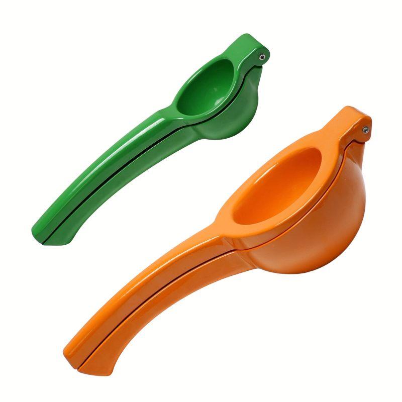 BergHOFF Green and Orange Cast Aluminum Citrus Squeezer Set