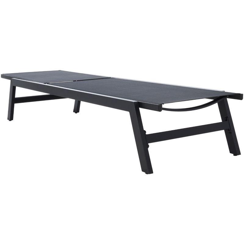 Fionne Sunlounger - Outdoor - PAT9038 - Black -Safavieh