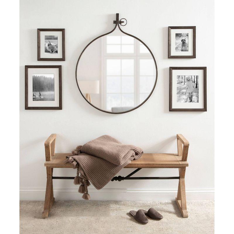 Yitro Metal Framed Wall Mirror - Kate & Laurel All Things Decor