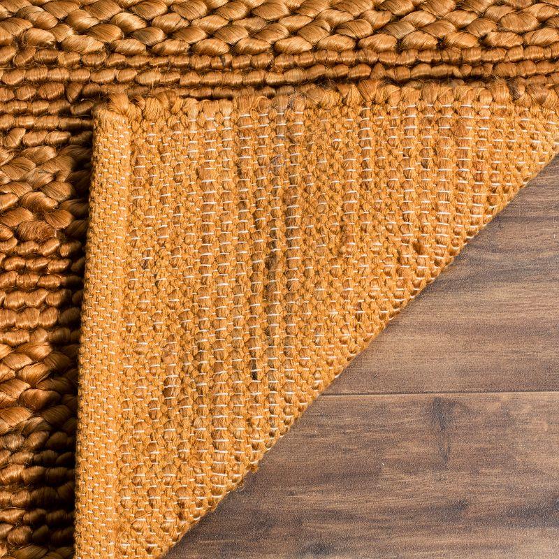 Eco-Smart Striped Handmade Gold Area Rug